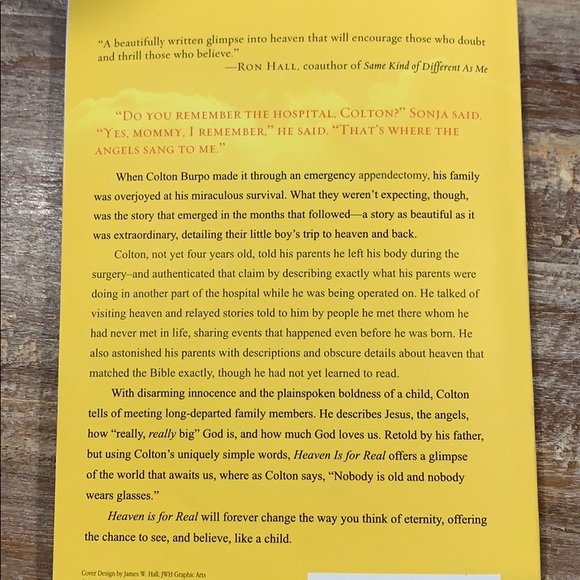 Heaven is for Real Book - Picture 2 of 5